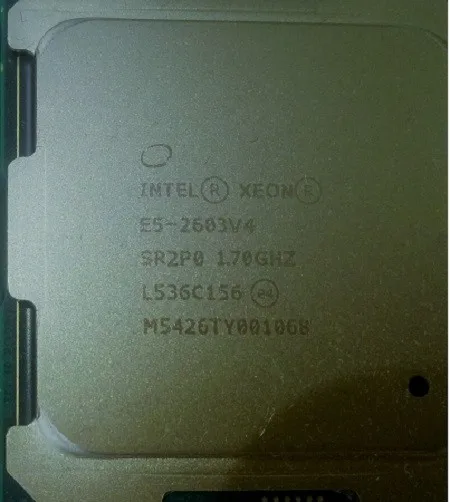 intel xeon cpu e5-2603v4 2609v4 2620v4 2623v4 2630v4 2637v4 2640