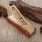 Top Sale Gift Wood Pen Laser Engraving Custom Logo with Wooden Pen Box Wholesale