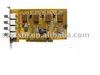 7130 4ch DVR Card, Mpeg4 SAA7130 Video Decoder, LW-100 4ch real time Video Capure card