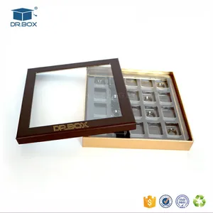 elegant luxury cardboard chocolate box/paper gift packaging for