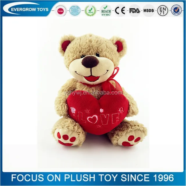 custom plush valentine gift teddy bear soft toy