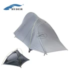 1 Person Outdoor Aluminum Waterproof 3 season Silicone Coating Ultralight Small Camping Backpacking Tent