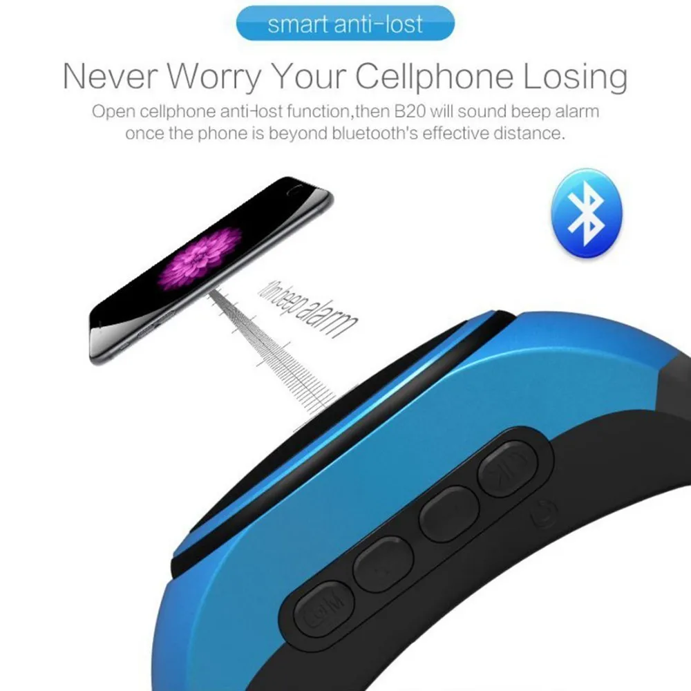 Wrist Watch Music Player, BT Wristband Speaker, MP3 Music Player Support Hands-free Call Self-timer - ANKUX.COM