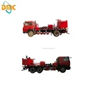 Flushing truck for oil and gas well cleaning in oil field