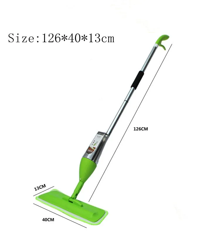 Spray Mop Spin Head Water Spray Floor Cleaner Dust Flat Mop