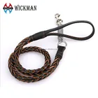 Real Leather Pet Walking Hook leash dog retractable leather dog collar