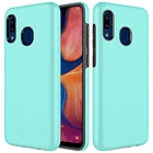 2 in 1 Hybrid TPU PC Mobile Back Cover Armor Cell Phone Case for Samsung A20 / A30