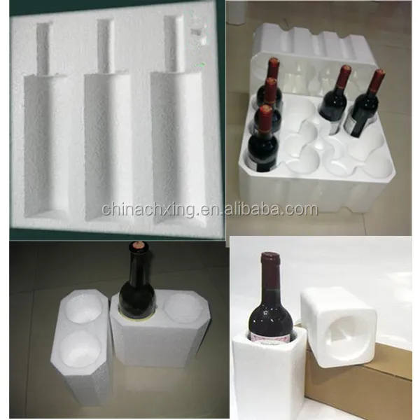 12 Bottle Wine Bottles Styrofoam Protective Packing Shipping Box With