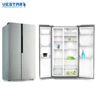 Stainless Steel Refrigerator hot selling side by side refrigerator with water dispenser&ice maker fridge