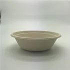100ml Unbleached Fiber Bowl Compostable Sugarcane Bowl