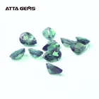 ATTA GEMS Pear Cut 7x5mm lab created alexandrite crystals gemstones alexandrite stone for sale