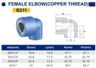 Names Pipe Fittings Ppr Pipe Fitting High Quality Standard Thread PPR Names Pipe Fittings Female Elbow