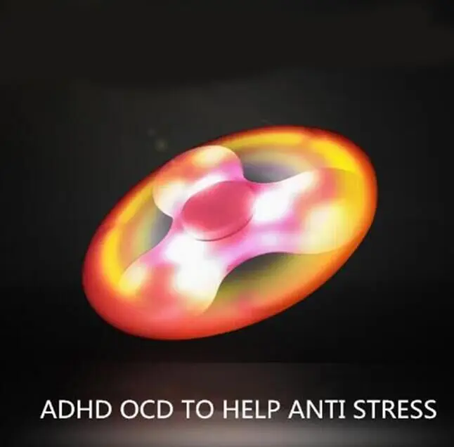 New Bluetooth led hand spinner, finger tip gyroscope, finger tip gyroscope, Bluetooth sound fidget spinner, led with lamp