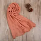 Multi Color Hot -Selling Fashion Women Hijab Muslim Head Wrap Cotton Scarf Wholesale