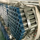 BS4568 galvanized finish GI conduit pipe with threaded ends and socketed