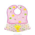 Baby Kids Animal plastic waterproof Printed Bib