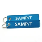 New product fashion wholesale promotional key ring craft polyester customized keychain