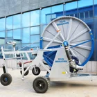 agriculture water sprinkler hose reel irrigation system/modern farm water reel irrigation machine