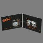 7" digital brochure company video brochure video book with high quality