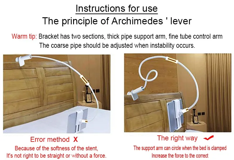 BUBM Heißer Verkauf Flexible Verstellbaren Ständer Halter Für IPAD - ANKUX.COM