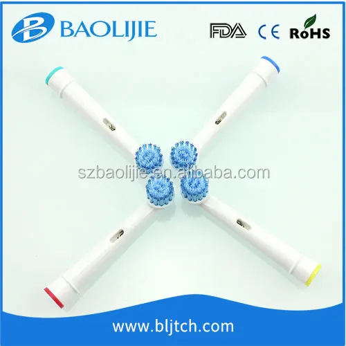 2017 Tooth Brush Heads EB-17S Sensitive Electric Toothbrush Heads Compatible With Oral Floss Action Heads
