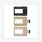 Capacitive sensing touch PET membrane switch with 3M468