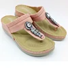 stock for women soft lady shoes with buckle flip flop sandals