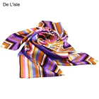Digital print custom design silk scarf for lady