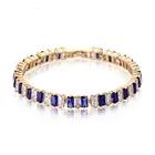 2018 Wholesale gold plated Zircon Bracelet gold Color Charm Adjustable Bracelets & Bangles for Women Party Jewelry Gifts