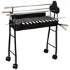 Greek Cypriot Charcoal Motorised Outdoor Rotisserie BBQ Grill Automatic Cyprus Grill
