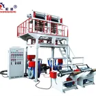 SS-H2 Double Layers Plastic Blown Film Extrusion Machine For Shopping Bags