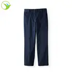 Factory Wholesale Custom British Style Kid Fashion Navy Color Smart Boys School Uniform Pants