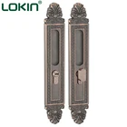 Italian Design Luxury Zinc Alloy Narrow Type Mortise Hook Lock for Metallic Door