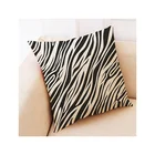 zebra stripe pillowcase velvet decorative Digital Printed cushion cover