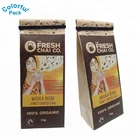 12oz reusable custom printing side gusset aluminum foil coffee bag with valve