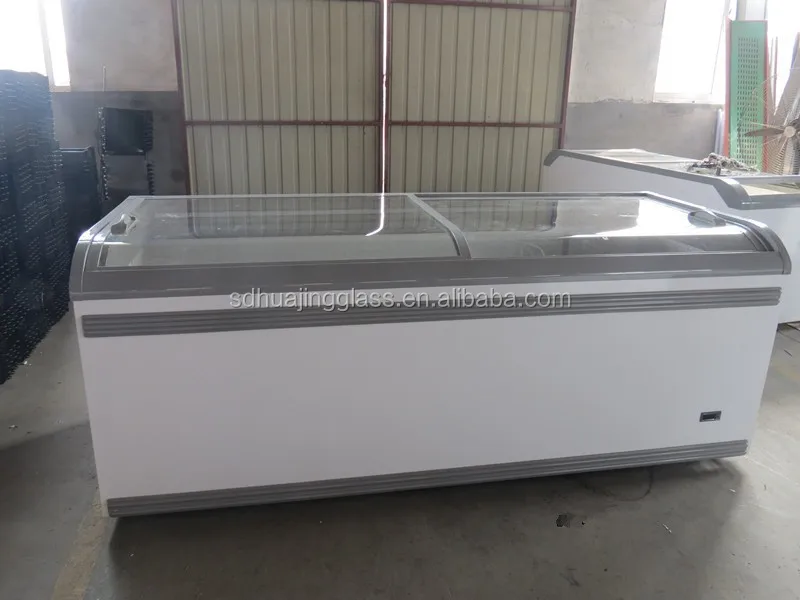 Supermarket Display Freezer/glass Lid Chest Freezer/slide Door Chest