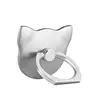 custom logo cute cat shape brand mobile phone ring phone holder for all smartphone