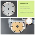 3PCS 54.8mm mini DIY circular diamond saw blade cutting wood HSS metal stone
