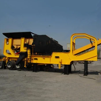 Canmax mini mobile jaw crusher mobile