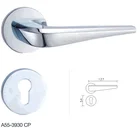 Modern Art Wooden Door Models Hardware Zinc Door Handle Hotel Door