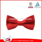 Fashion adjustable cliped ribbon bow tie for young people