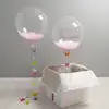 18 inch Latex balloon fill with Feather Confetti Foam Foil