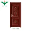 coated bullet proof veneer door skin supplier wholesale white solid wood barn door with mirror