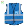 CE EN471 polyester mens navy blue safety vest