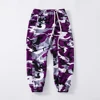 Wholesale young men latest design INS style trouser casual jogger pants sublimation camo printed street wear sports loose casual