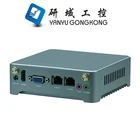 China intel nuc fanless mini PC computer 2 ethernet dual lan J1900 i3 I5 i7 fanless Pfsense i3 mini pc