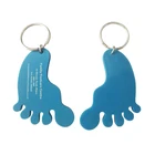 Custom Foot Shape PVC Keychain ,PVC keychain with Logo Printing