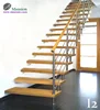 Inoor Straight Cantilever Wood Stairs
