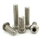ISO7380 half round screw pan head socket cap screw