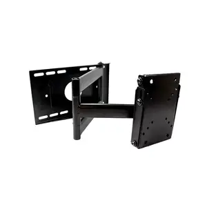 Folding Tv Stand With 180 Degree Swing Arm Metal Led Tv Wall Mount Bracket For 14 To 47 Inches